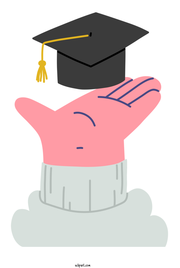 Free Occasions Cartoon Drawing Design For Graduation Clipart Transparent Background