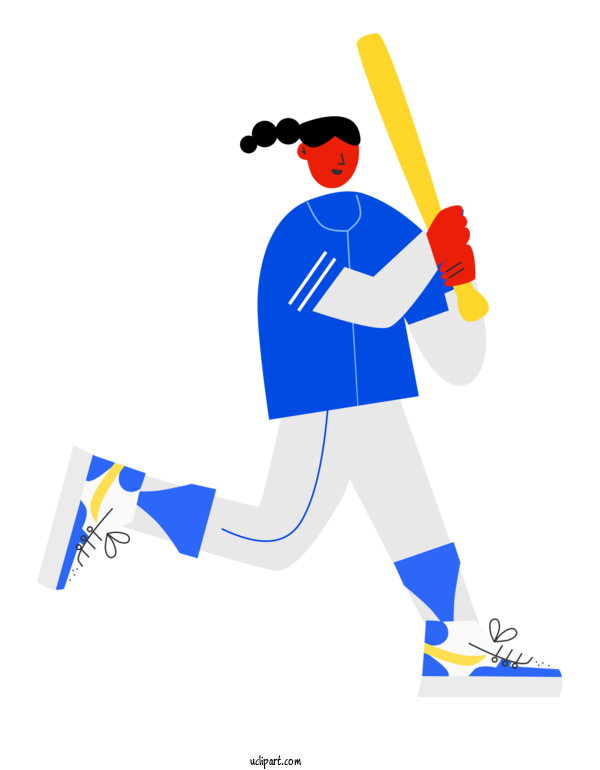 Free Sports Baseball Bat Uniform For Baseball Clipart Transparent Background