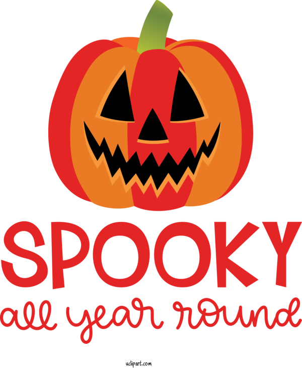 Free Holidays Jack O' Lantern Logo Vegetable For Halloween Clipart Transparent Background