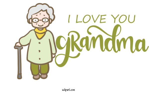 Free Holidays Toddler M Logo Cartoon For Grandparents Day Clipart Transparent Background