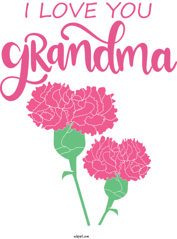 Free Holidays Floral Design Cut Flowers Design For Grandparents Day Clipart Transparent Background