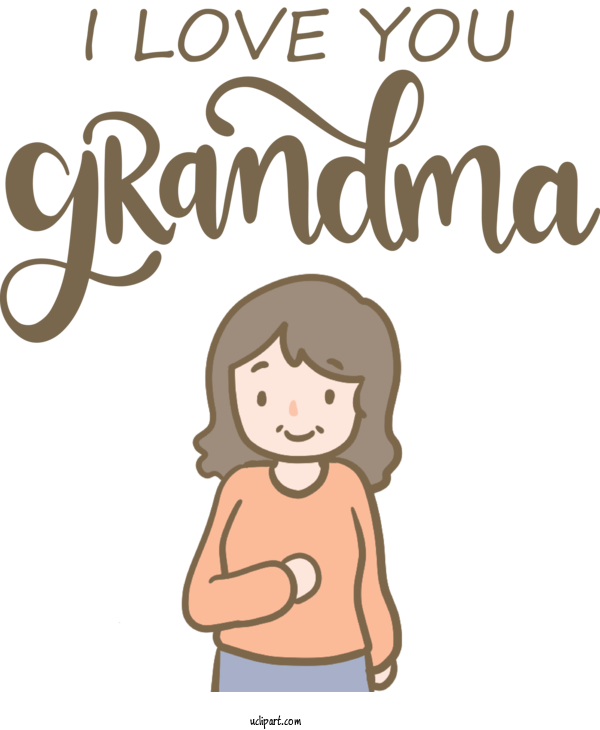 Free Holidays Head Human Toddler M For Grandparents Day Clipart Transparent Background