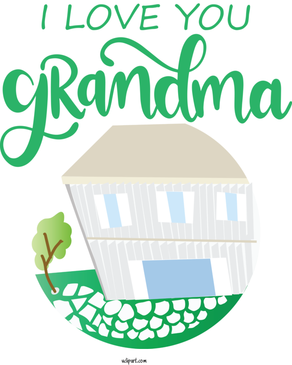 Free Holidays Logo Design Green For Grandparents Day Clipart Transparent Background