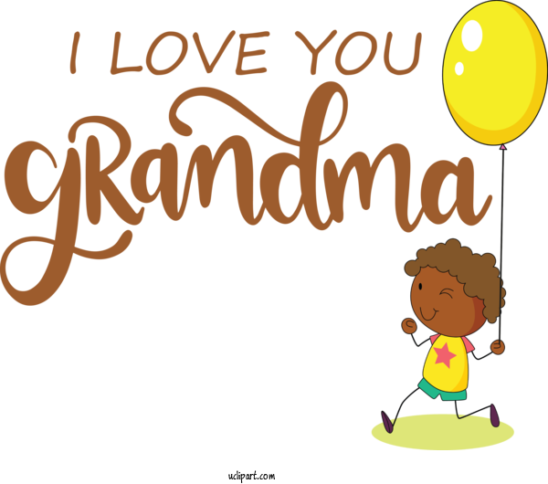 Free Holidays Logo Cartoon Happiness For Grandparents Day Clipart Transparent Background