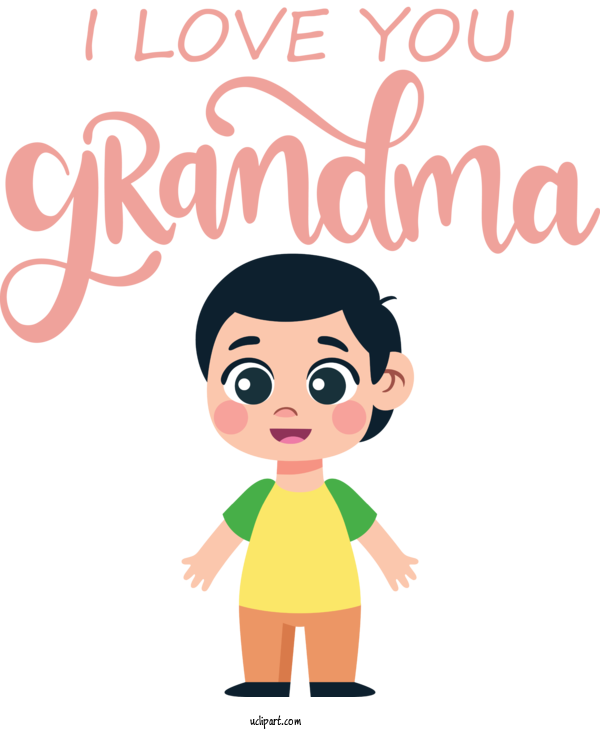 Free Holidays Smile Toddler M Face For Grandparents Day Clipart Transparent Background