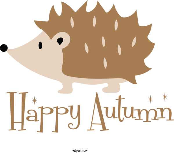 Free Nature Logo Cartoon Snout For Autumn Clipart Transparent Background