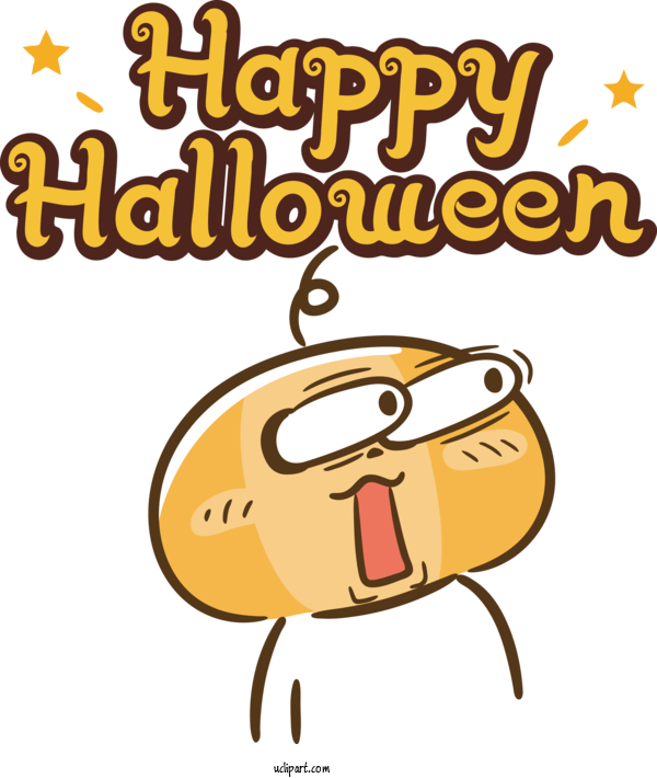 Free Holidays Smiley Emoticon Smile For Halloween Clipart Transparent Background