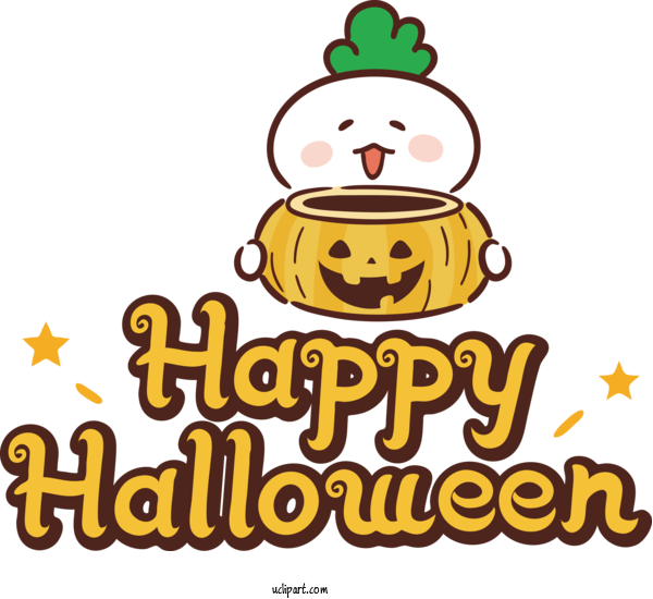 Free Holidays Smiley Smile Happiness For Halloween Clipart Transparent Background