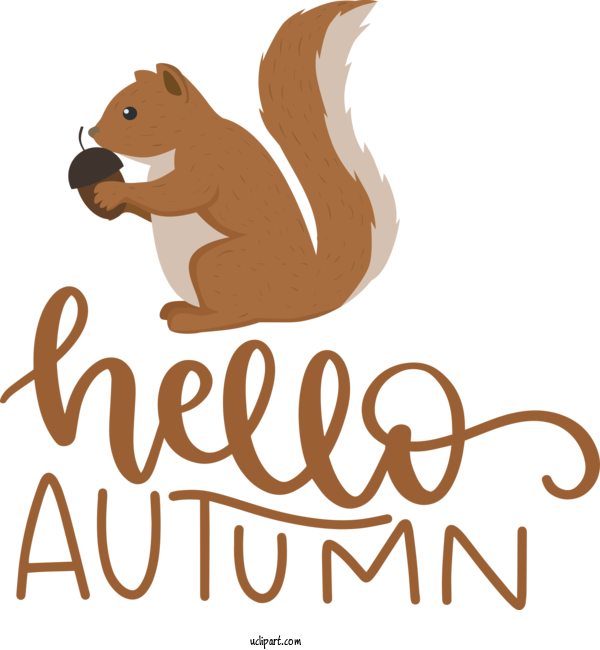 Free Nature Rodents Dog Logo For Autumn Clipart Transparent Background