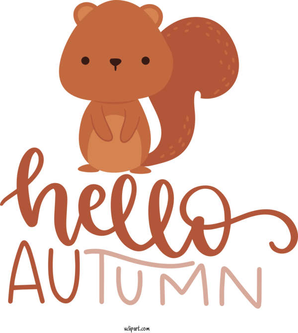 Free Nature Logo Cartoon Teddy Bear For Autumn Clipart Transparent Background