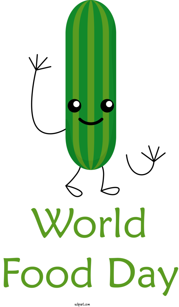 Free Holidays Leaf Plant Stem Cartoon For World Food Day Clipart Transparent Background