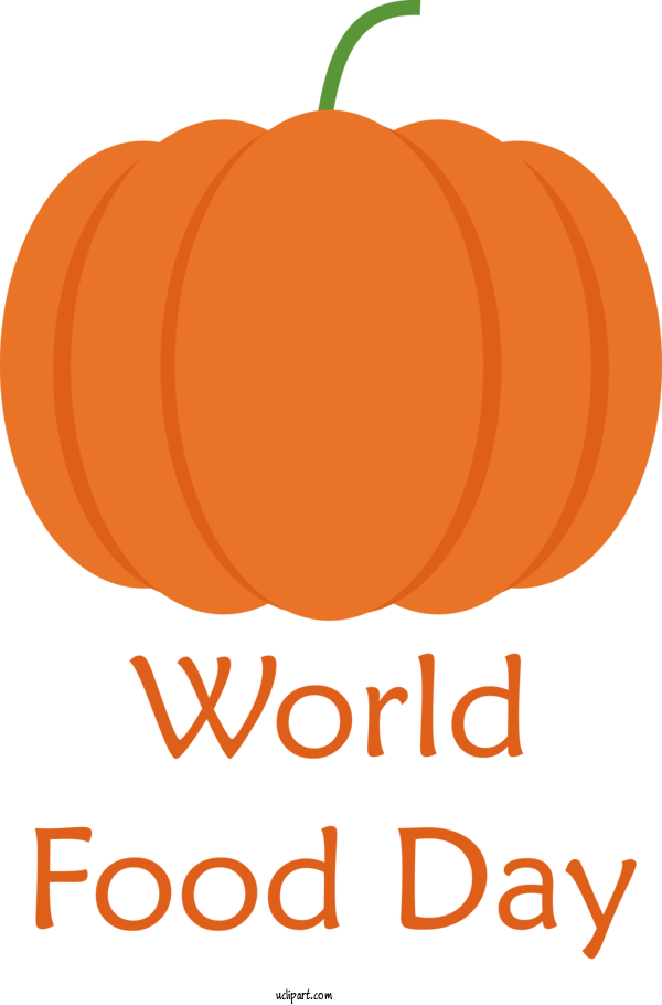 Free Holidays Squash Winter Squash Calabaza For World Food Day Clipart Transparent Background