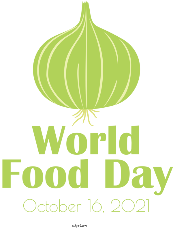 Free Holidays Logo Leaf Font For World Food Day Clipart Transparent Background