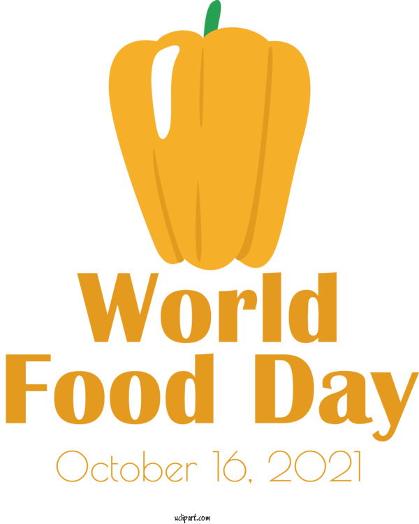 Free Holidays Logo Design Commodity For World Food Day Clipart Transparent Background