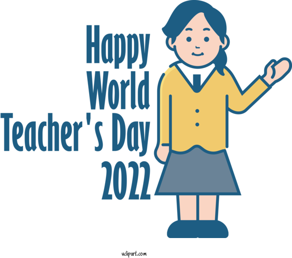 Free Holidays Smile Logo Cartoon For Teachers Day Clipart Transparent Background