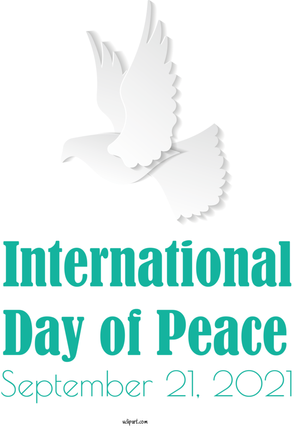 Free Holidays Birds Logo Beak For World Peace Day Clipart Transparent Background