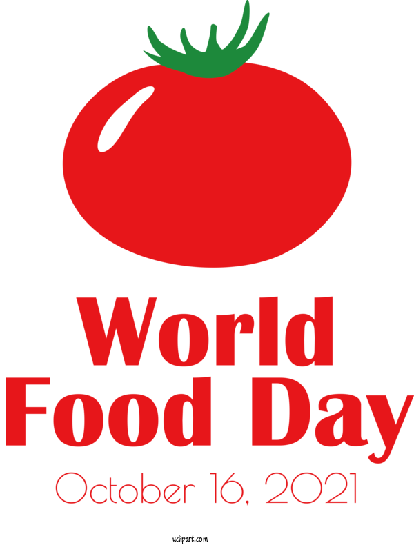 Free Holidays Natural Food Logo Strawberry For World Food Day Clipart Transparent Background