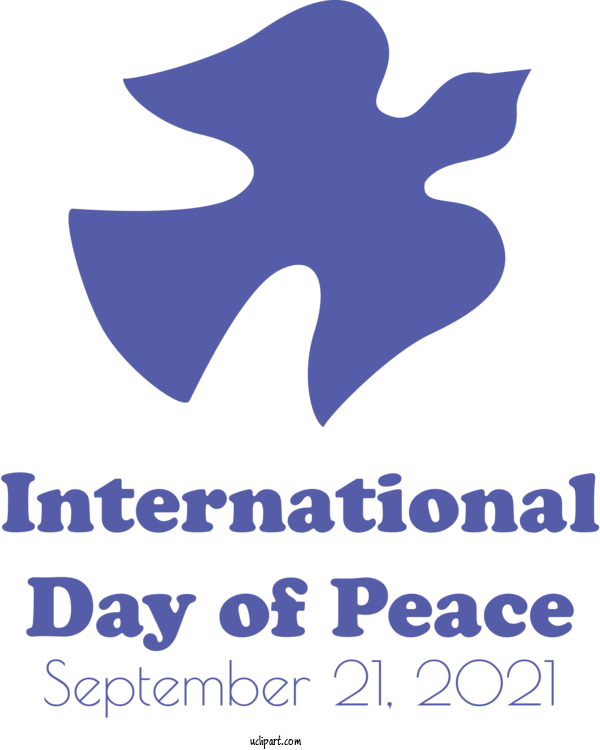 Free Holidays Logo Design Text For World Peace Day Clipart Transparent Background