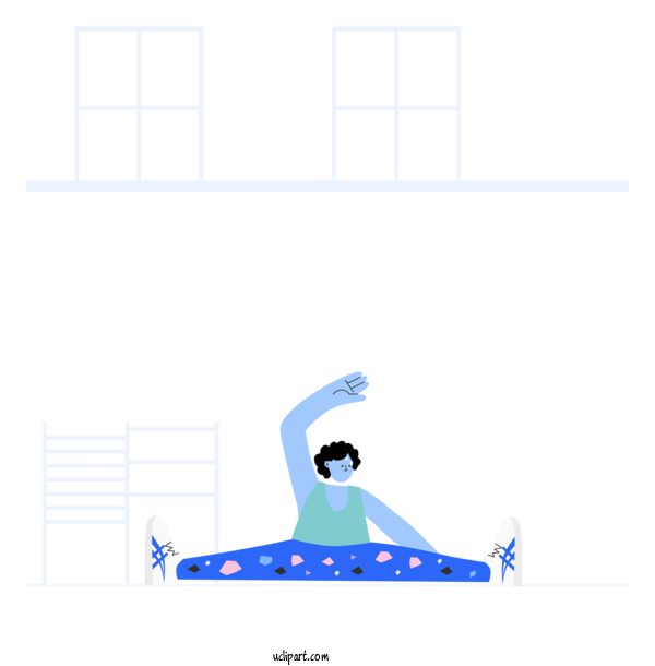 Free Sports Logo Design Cartoon For Yoga Clipart Transparent Background