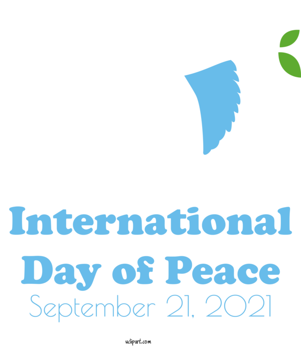 Free Holidays Inspiring Interns Logo Font For World Peace Day Clipart Transparent Background