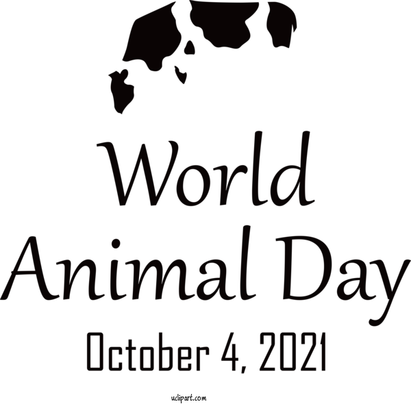 Free Holidays Dog Logo Behavior For World Animal Day Clipart Transparent Background
