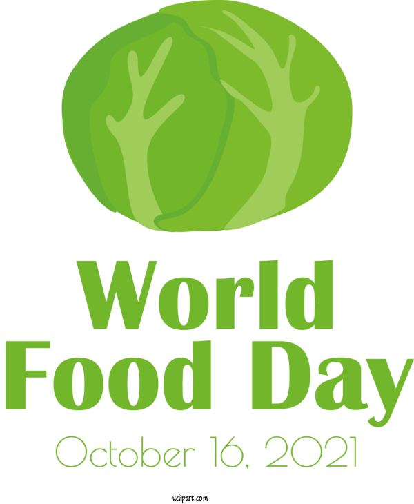Free Holidays Logo Leaf Vegetable Leaf For World Food Day Clipart Transparent Background