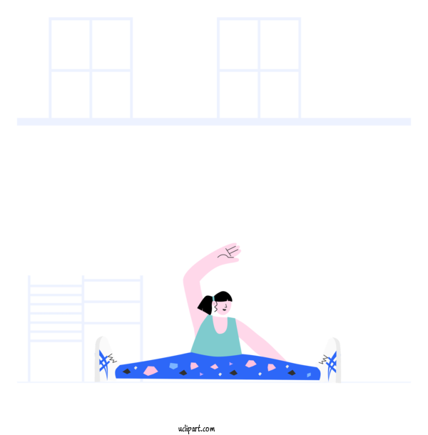 Free Sports Cartoon Diagram Shoe For Yoga Clipart Transparent Background