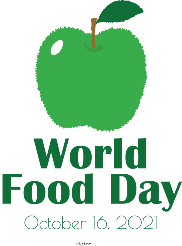 Free Holidays Leaf Logo For World Food Day Clipart Transparent Background