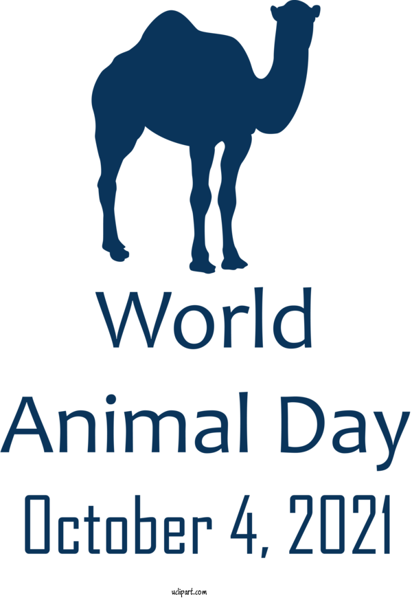Free Holidays Camels Logo For World Animal Day Clipart Transparent Background