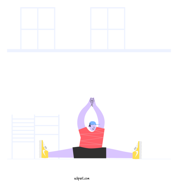 Free Sports Design Logo Diagram For Yoga Clipart Transparent Background