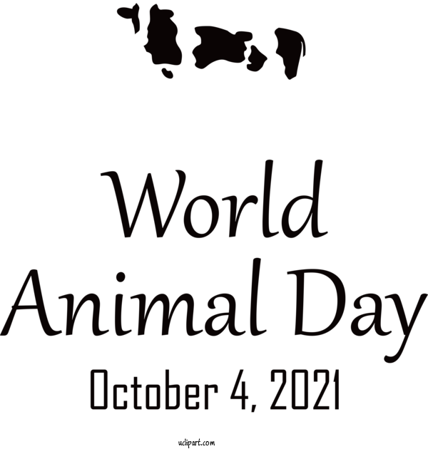 Free Holidays Dog Logo Name For World Animal Day Clipart Transparent Background
