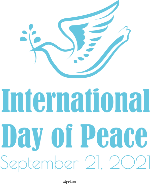 Free Holidays Design Logo Line For World Peace Day Clipart Transparent Background