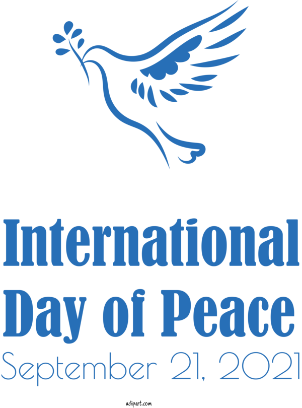 Free Holidays Logo Birds Beak For World Peace Day Clipart Transparent Background