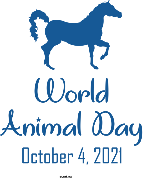 Free Holidays Mustang Logo Black And White For World Animal Day Clipart Transparent Background