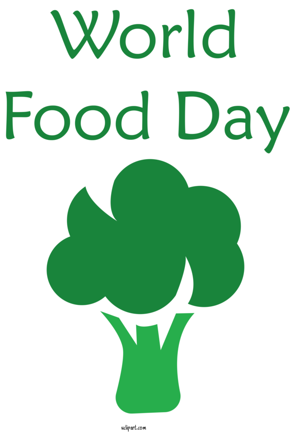 Free Holidays Leaf Logo Plant Stem For World Food Day Clipart Transparent Background