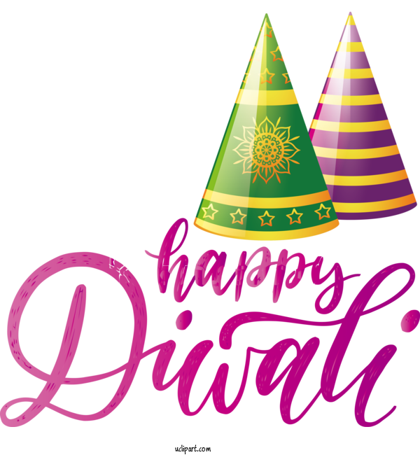 Free Holidays Party Hat Logo Hat For Diwali Clipart Transparent Background