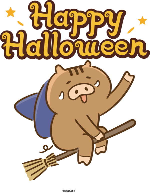 Free Holidays Human Cartoon Character For Halloween Clipart Transparent Background