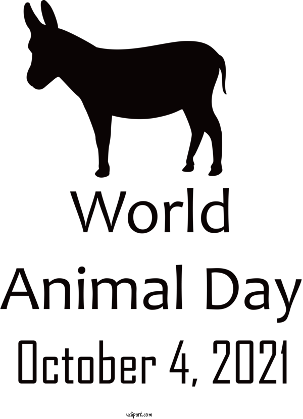 Free Holidays Horse Human Logo For World Animal Day Clipart Transparent Background