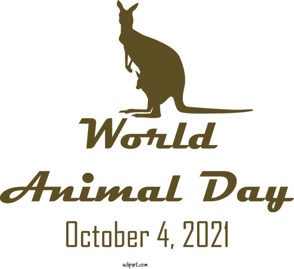 Free Holidays Cat Kangaroo Dog For World Animal Day Clipart Transparent Background