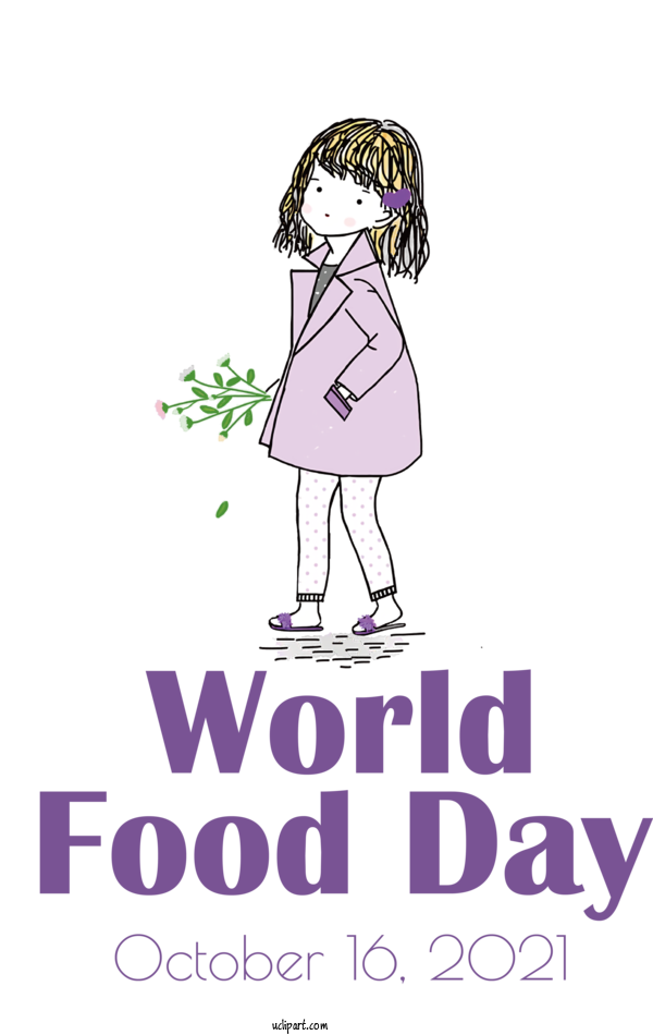 Free Holidays Human Design Poster For World Food Day Clipart Transparent Background
