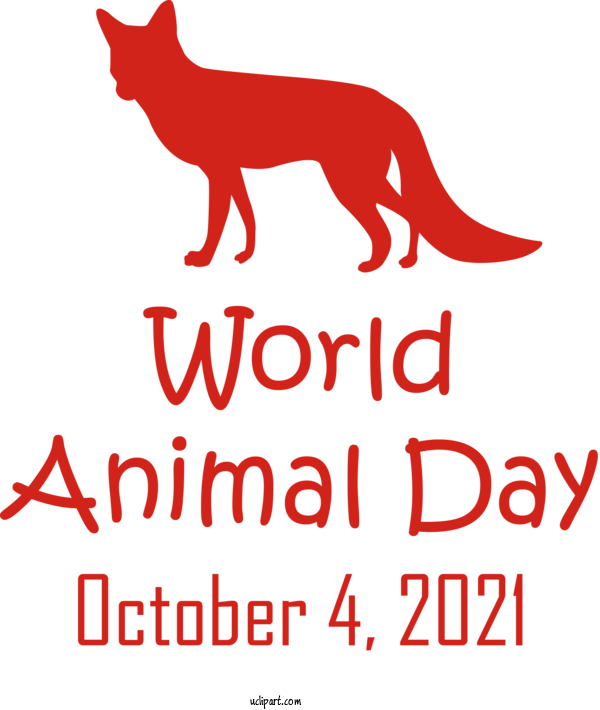 Free Holidays Dog Snout Logo For World Animal Day Clipart Transparent Background