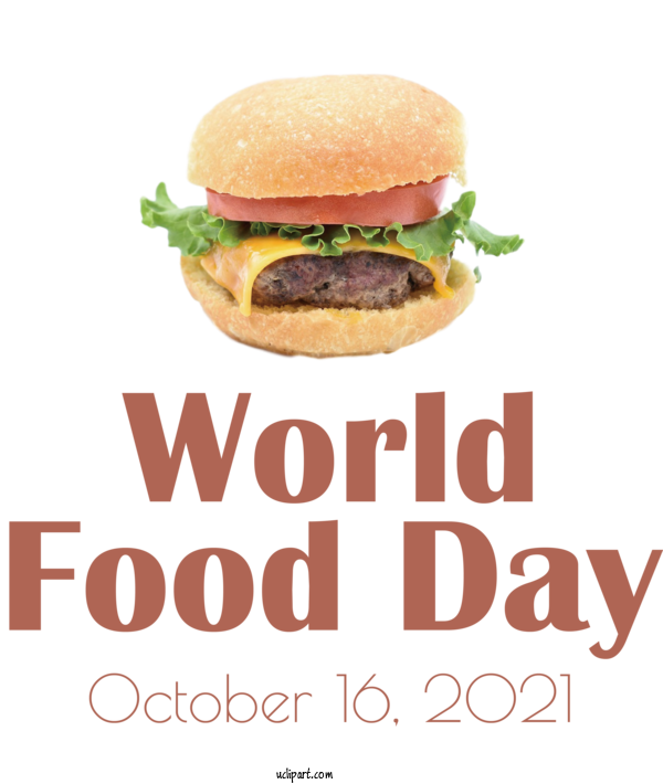 Free Holidays Cheeseburger Burger Veggie Burger For World Food Day Clipart Transparent Background