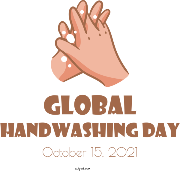 Free Holidays Hand Model Logo Hand For Global Handwashing Day Clipart Transparent Background
