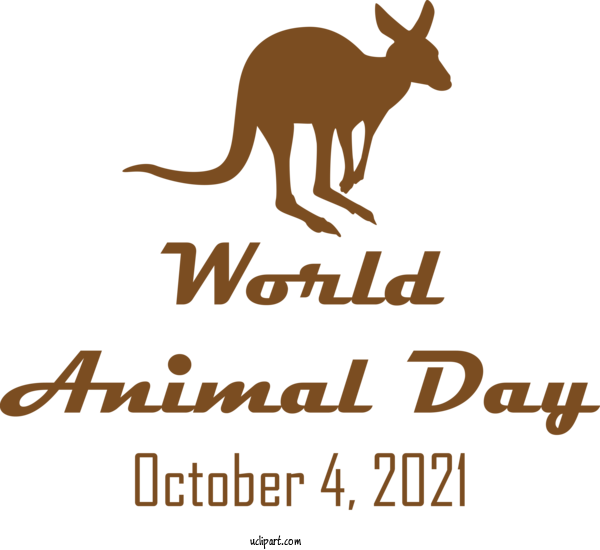 Free Holidays Macropods Kangaroo Dog For World Animal Day Clipart Transparent Background