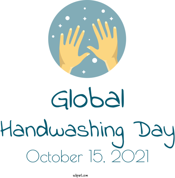 Free Holidays Logo Design Human For Global Handwashing Day Clipart Transparent Background