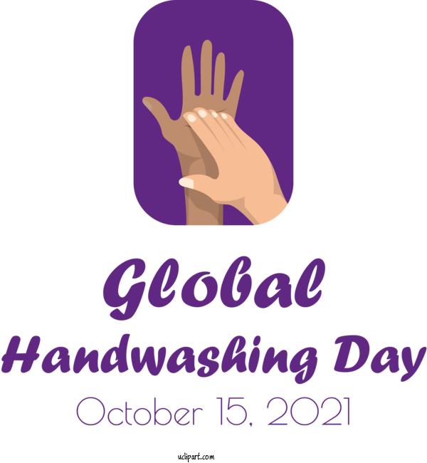 Free Holidays Logo For Global Handwashing Day Clipart Transparent Background