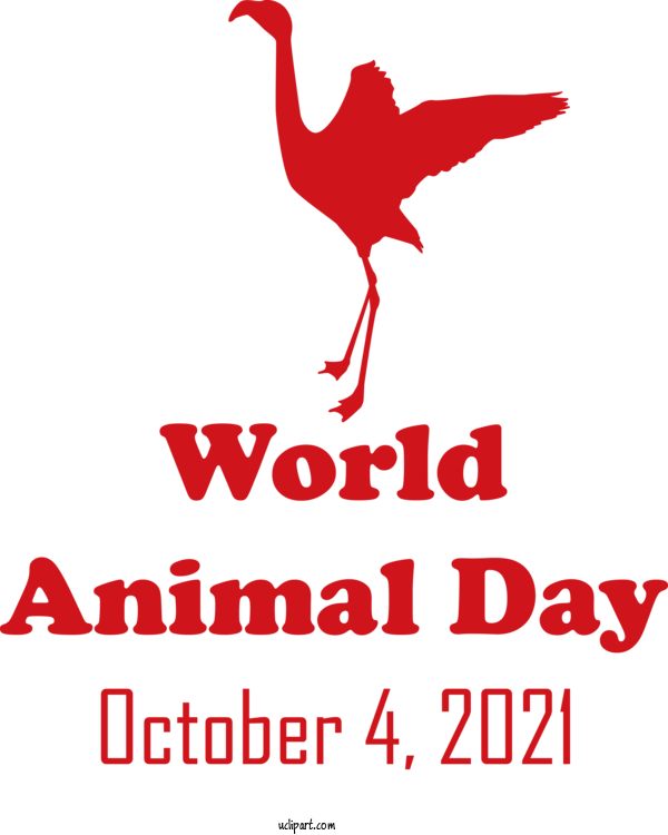 Free Holidays Birds Logo World For World Animal Day Clipart Transparent Background