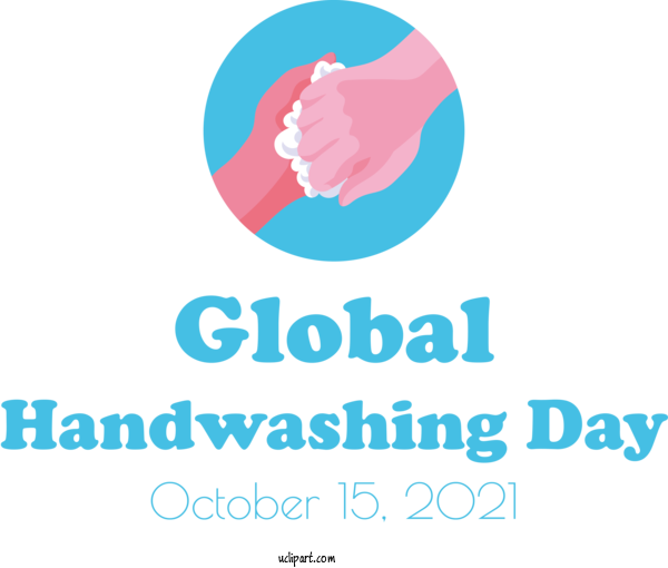 Free Holidays Logo Fresh'n Soft Design For Global Handwashing Day Clipart Transparent Background