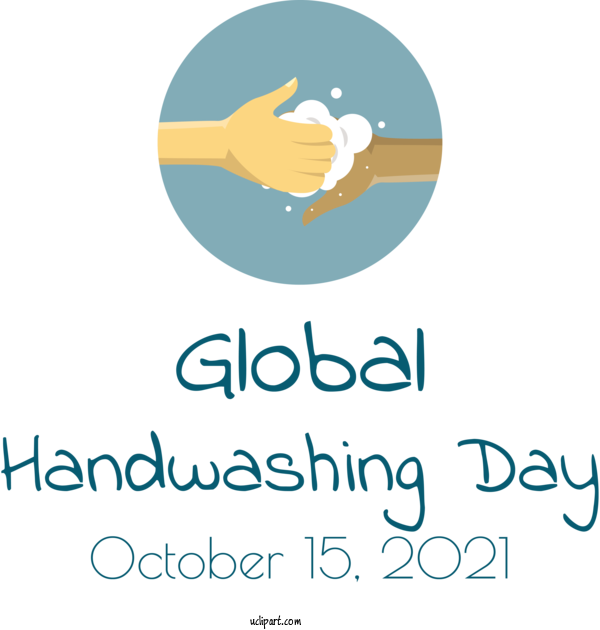 Free Holidays Logo Design Water For Global Handwashing Day Clipart Transparent Background