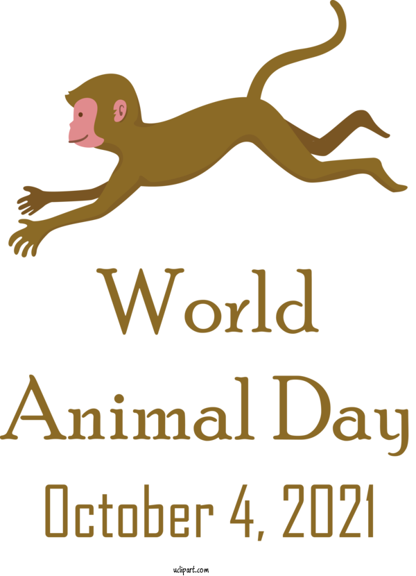 Free Holidays Human Logo Behavior For World Animal Day Clipart Transparent Background